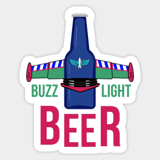 BUZZ LIGHT BEER Sticker